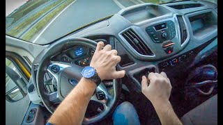 Ford Transit  4K POV Test Drive 132 Joe Black [upl. by Nivej284]