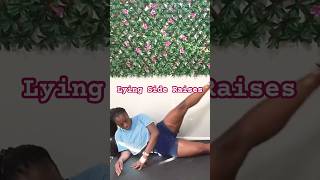 Lying Side Raises  Fitsique fullbodyworkout fitness beginnerfriendly pilateshome exercise [upl. by Burn334]