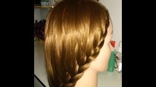 Peinado trenza caracol para fiestas muy elegante [upl. by Lutero593]