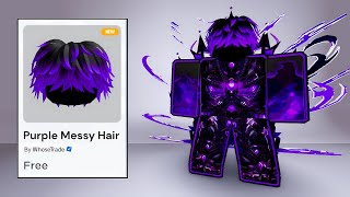 HURRY 28 BEST FREE PURPLE MESSY HAIR amp FREE ITEMS ON ROBLOX 2024 [upl. by Innaig]