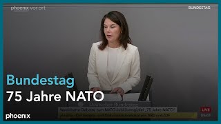 Bundestagsdebatte zum NATOJubiläumsgipfel  quot75 Jahre NATOquot am 040724 [upl. by Itra]