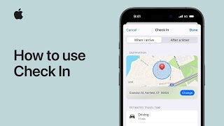 How to use Check In on your iPhone  Apple Support [upl. by Auberon]
