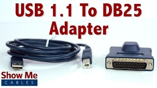 Easy To Use USB 11 To DB25 Adapter  Connect Serial Devices To Your Laptop 23107020 [upl. by Ecertal]