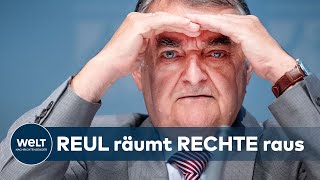 INNENMINISTER HERBERT REUL Weitere 16 Verdachtsfälle bei der NRWPolizei aufgetaucht [upl. by Vizza]