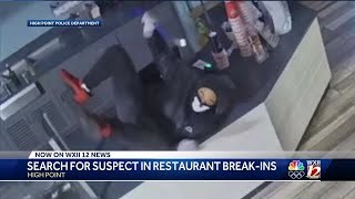 High Point detectives ask for help in identifying suspect in string of restaurant breakins [upl. by Olegna]