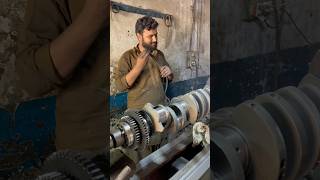 DIY Crankshaft Refinishing Tips and Tricks automobile workshop machine shorts [upl. by Namad560]