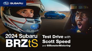 2024 BRZ tS  Test Drive with Scott Speed and MonsterMotoring [upl. by Assed]