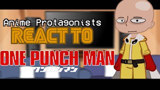 Anime Protagonists React To Each Other  Part 3  One Punch Man  Saitama VS Garou [upl. by Avla]