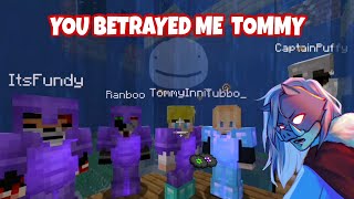 TommyInnit BETRAYS Technoblade and Fights Against Him [upl. by Halehs]