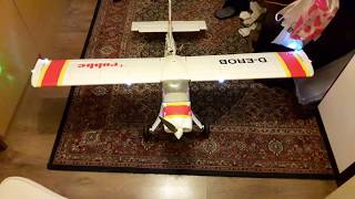 RC plane WILGA 2000 14m LED upgrade [upl. by Vanzant]