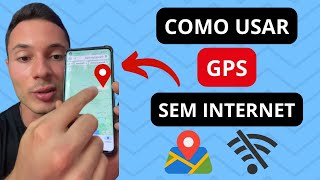 COMO USAR O GPS SEM INTERNET📍🗺️ [upl. by Ahsienot]