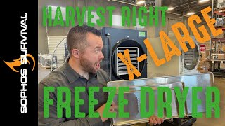 Harvest Right XLarge Freeze Dryer  First look at the actual machine Details specs etc [upl. by Carvey]