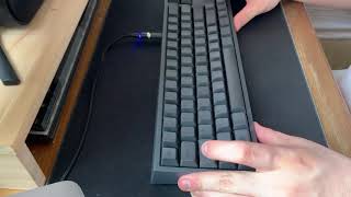 Leopold FC660C Silent Typing Sound Test ft Silent Topre 45g switches No musictalking [upl. by Kenna428]