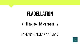 How To Pronounce Flagellation  Meaning  Pronunciation [upl. by Jeni]