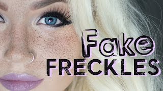 How to Fake Freckles  Fast amp Easy Makeup Trick [upl. by Jonette]