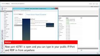 How to setup port forward on a Dell SonicWALL Firewall  The easy way [upl. by Buddy930]