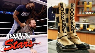 Pawn Stars WWE Champ Booker T Joins Rick amp Chum in Texas Season 21 [upl. by Falo]