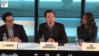 Benedict Cumberbatch Interview Star Trek Into Darkness Premiere [upl. by Ellehsar281]