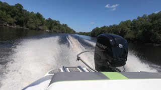 Cruising the Tahoe T16 on the Suwannee River [upl. by Gillian]