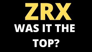 ZRX made a local top 80 GAINS in a day🚀🚀🚀MOON DAYS [upl. by Geminius953]