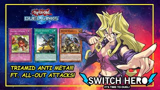 Triamid Anti Meta Deck Ft AllOut Attacks YuGiOh Duel Links yugioh duellinks triamid [upl. by Liag]