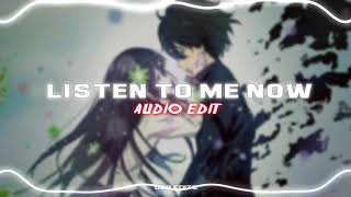 Framed  Listen to me now Audio Edit [upl. by Ylrehs356]