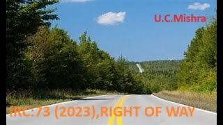 Highway Engineering 01 Right of Way [upl. by Newton]