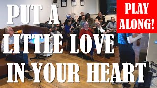 Put A Little Love In Your Heart  Jackie DeShannon  Ukulele Play Along 3 easy chords D G A [upl. by Barimah]