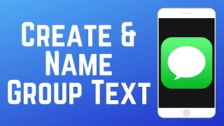 How to Create and Name a Group Text on iPhone in 2024 [upl. by Adalbert]