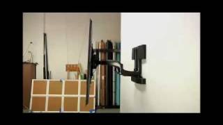 25PXRU Automated Swing Arm TV Wall Mount Installation Video [upl. by Gratiana744]