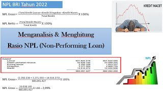 Menganalisis amp Menghitung Rasio NPL NonPerforming Loan [upl. by Amliv]