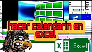 como hacer calendario en excel  mejor metodo de hacer calendario [upl. by Rajiv]