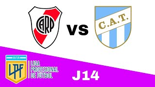 River Plate 41 Atlético Tucumán en vivo LIGA PROFESIONAL ARGENTINA Jornada 14 [upl. by Nate]