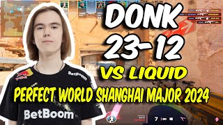 CS2 POV Spirit donk 2312 vs Liquid Dust2  Perfect World Shanghai Major 2024 [upl. by Arracat775]