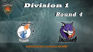 Atlasbasket  Div 1Round 4  ΚΑΤΡΑΚΕΙΛΑ vs JAGUARS [upl. by Carolynne]