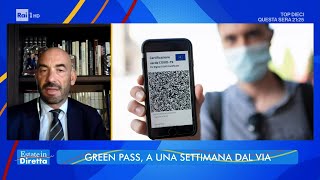 Green pass a che cosa serve  Estate in Diretta 30072021 [upl. by Abad]