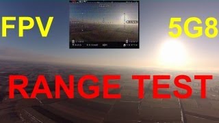 FPV Range Test  5G8 600mW ImmersionRC Fatshark Nextwave SPWSPW flown with X5 [upl. by Fennie]