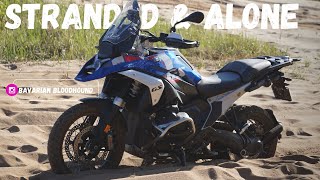 BMW R 1300GS motorcycle travel vlog Stranded and alone Motorcycle Europe Trans Euro Trail Estonia [upl. by Hosea]