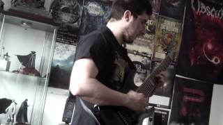 Black crown initiate  Song of the crippled bull guitar cover [upl. by Chere620]