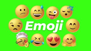 Animated Emoji GIF Green Screen Pack Free Download [upl. by Rol996]