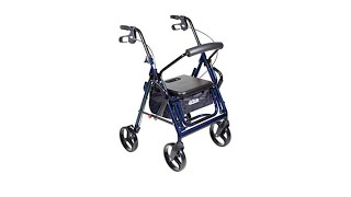 Drive Medical Duet Transport ChairRollator Walker [upl. by Alusru]