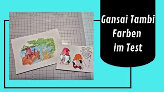 Anfängerin testet Gansai Tambi japanische Aquarellfarbe [upl. by Ennayelhsa]