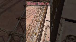 Shear failure  Beam  Column  CPWD  shorts video [upl. by Nathanil595]