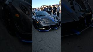 Pagani Huayra BC Revving at Exotics on Broadway 2024 pagani huayra paganihuayra hypercar car [upl. by Milah]