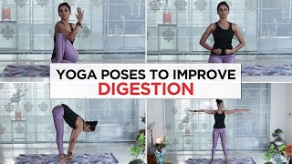 Yoga for Indigestion Bloating Gastric Issues and IBS  Fit Tak [upl. by Yantruoc346]