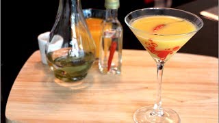 Thai Mango Martini Recipes  Hot Thai Kitchen [upl. by Aduhey151]