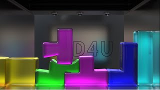 Jelly Style  Remake Softbody Tetris V31 😋 ❤️ C4D4U [upl. by Larry]