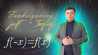 5 Funksiyaning aniqlanish sohasi Funksiyaning juft  toqligi Algebra 9 sinf [upl. by Anal]