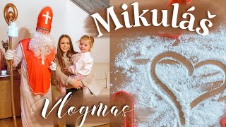 VLOGMAS  PŘIŠEL K NÁM MIKULÁŠ 🎅🎄 [upl. by Imeon]