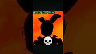 Springtrap Nuevo vs Springtrap antiguo 😈 fnaf fnaf3 edit springtrap humor parati [upl. by Toy244]